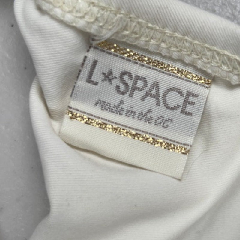 L- Space Women Swimwear Bikini White *Dimensions In Pictures*