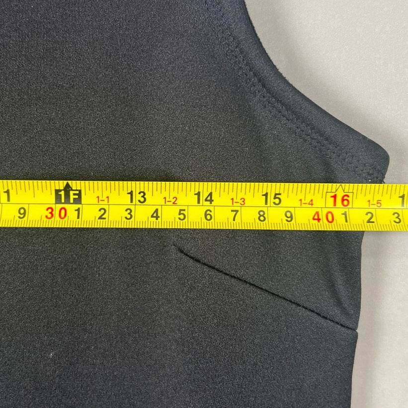 Athleta Size XS Polyester Activewear Sleeveless Zip Pocket Dress Women’s Black