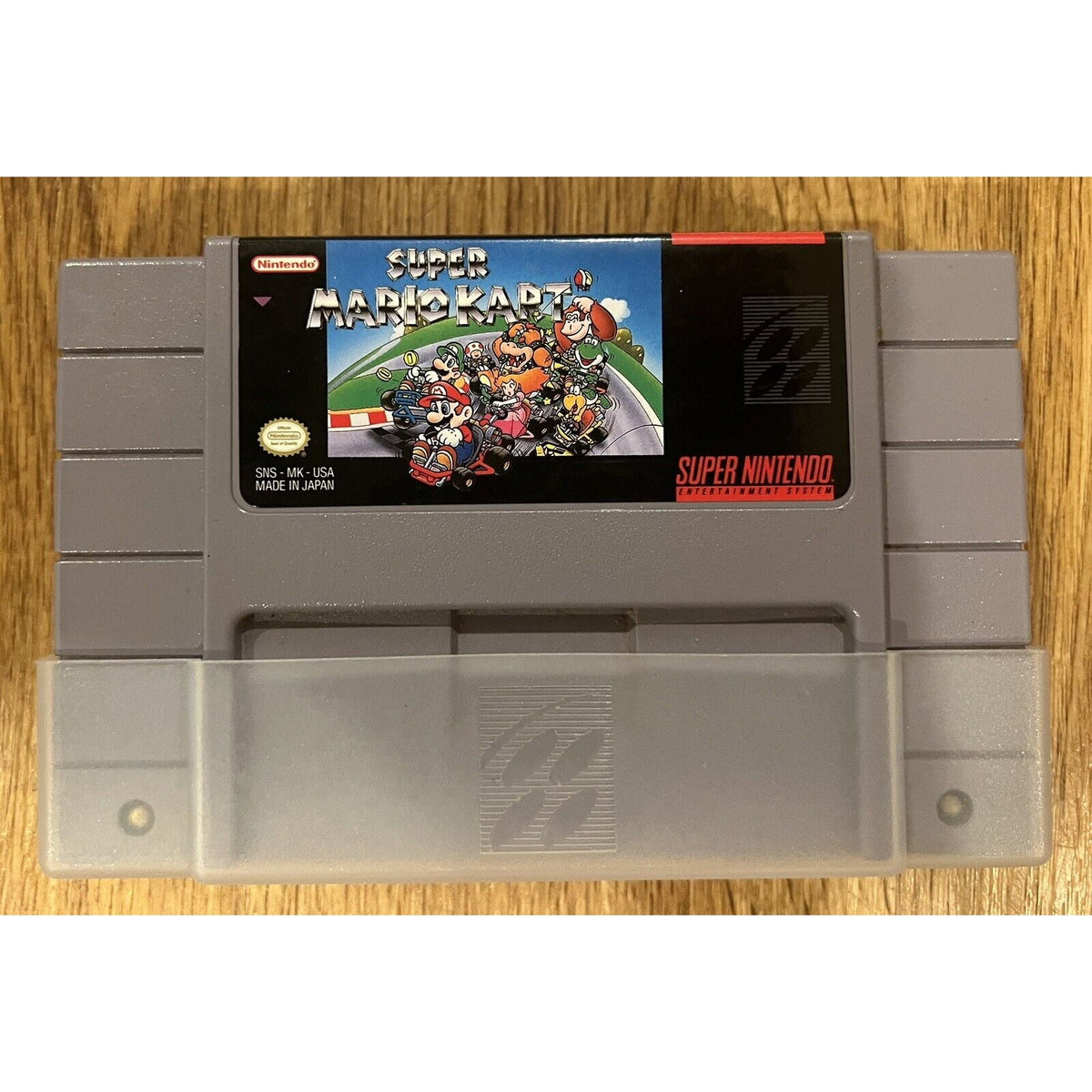Super Mario Kart (Super Nintendo SNES, 1992) - Box and Manual