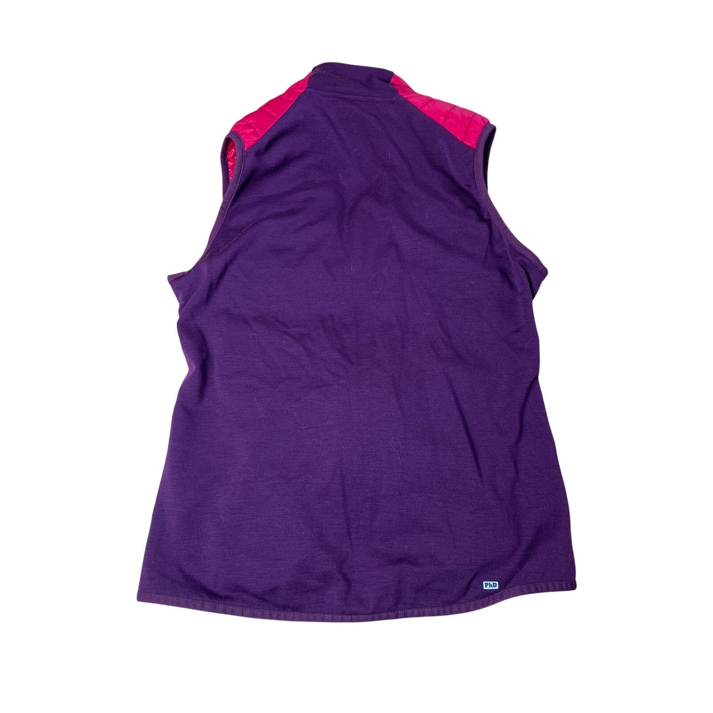 Smartwool Vest Womens Medium SmartLoft Divide Pink Purple Quilted Insulated