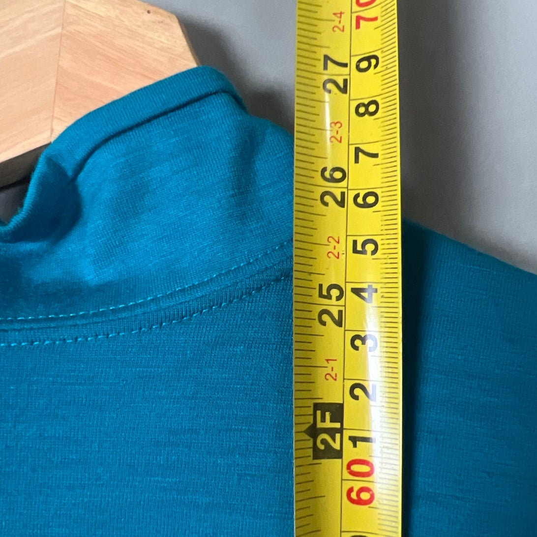 REI CO-OP XL Kids Blue Quarter Zip Up Blue Long Sleep Base Layer