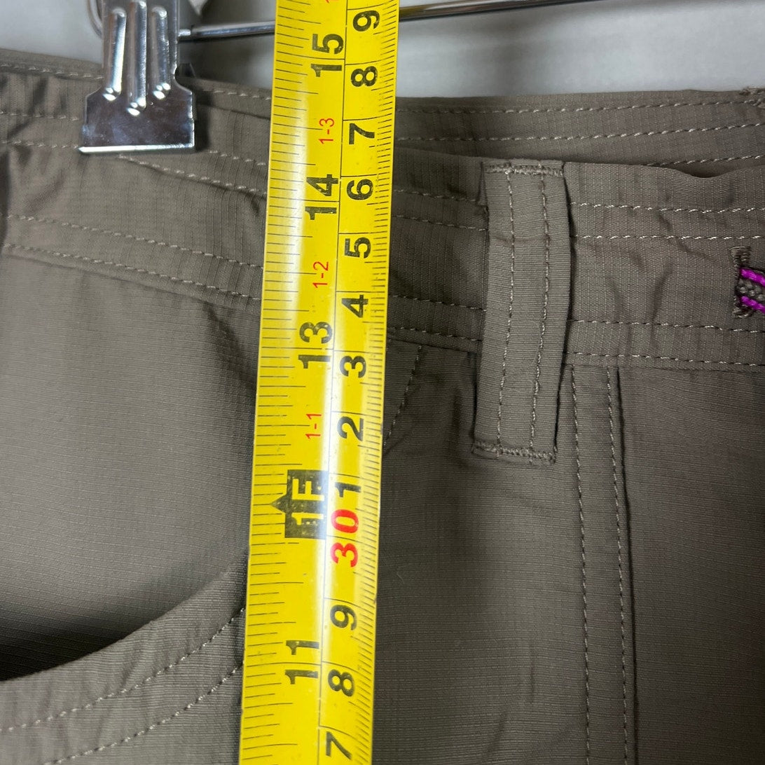 The Northface Military Women's Shorts Brown Size 14 Mini