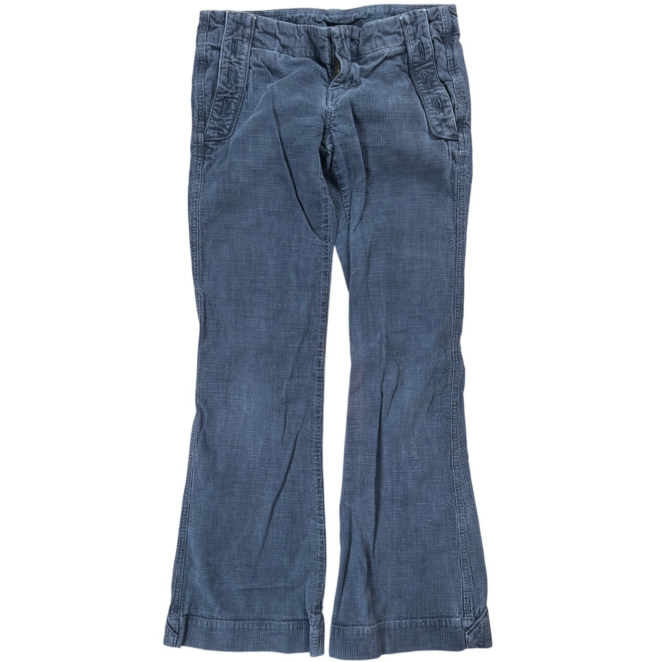 Y2K Citizen of Humanity Navy Blue Corduroy Low Rise BootCut Pants Size 28