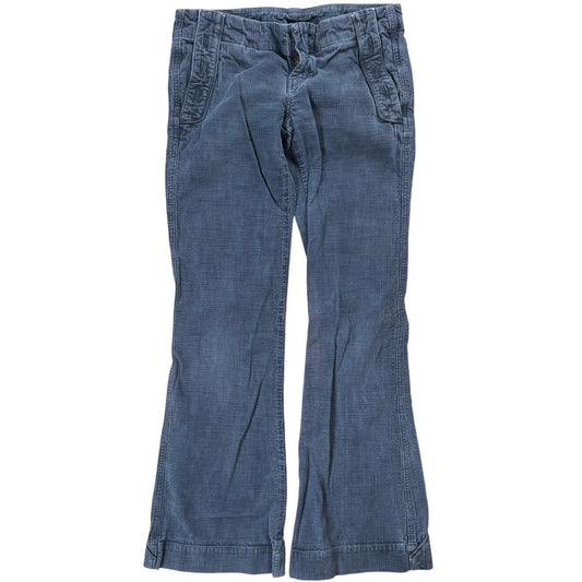 Y2K Citizen of Humanity Navy Blue Corduroy Low Rise BootCut Pants Size 28