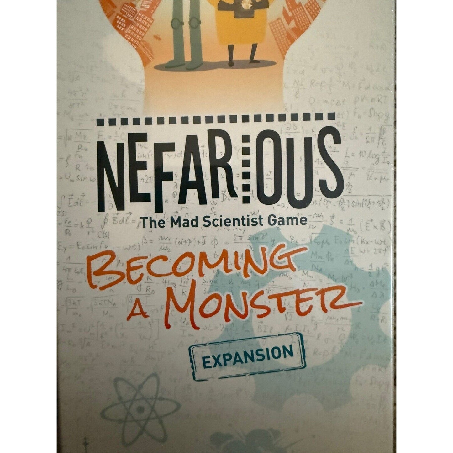 USAopoly Nefarious Mad Scientist Game Becoming a Monster Expansion Pack Sealed