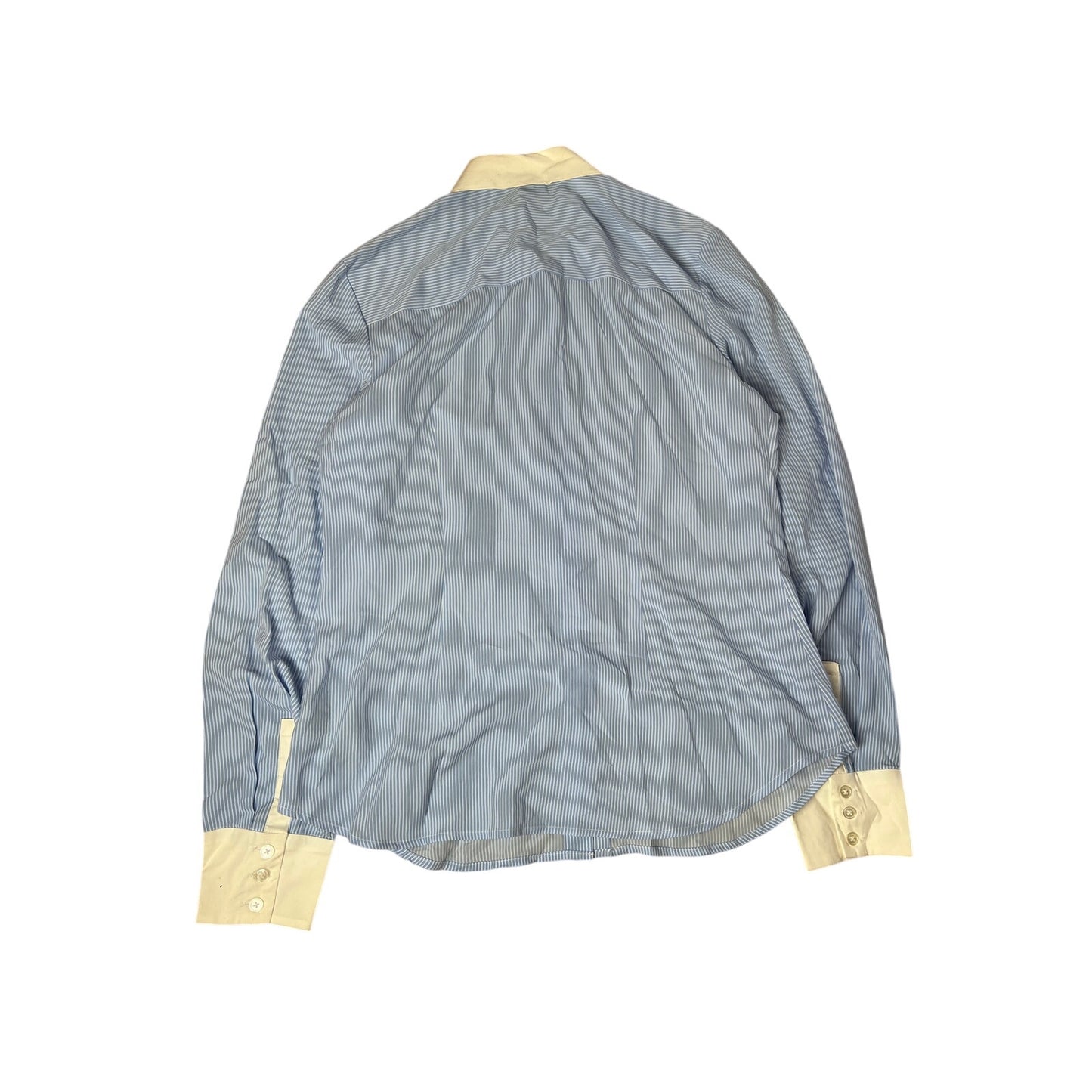 NWT Altuzarra Target Blue Long Sleeve Button Up Womens Size M