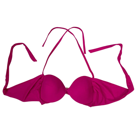 Victoria's Secret Women's Size 32DD Solid Pink Wrap Tie Around Bikini Top - EUC