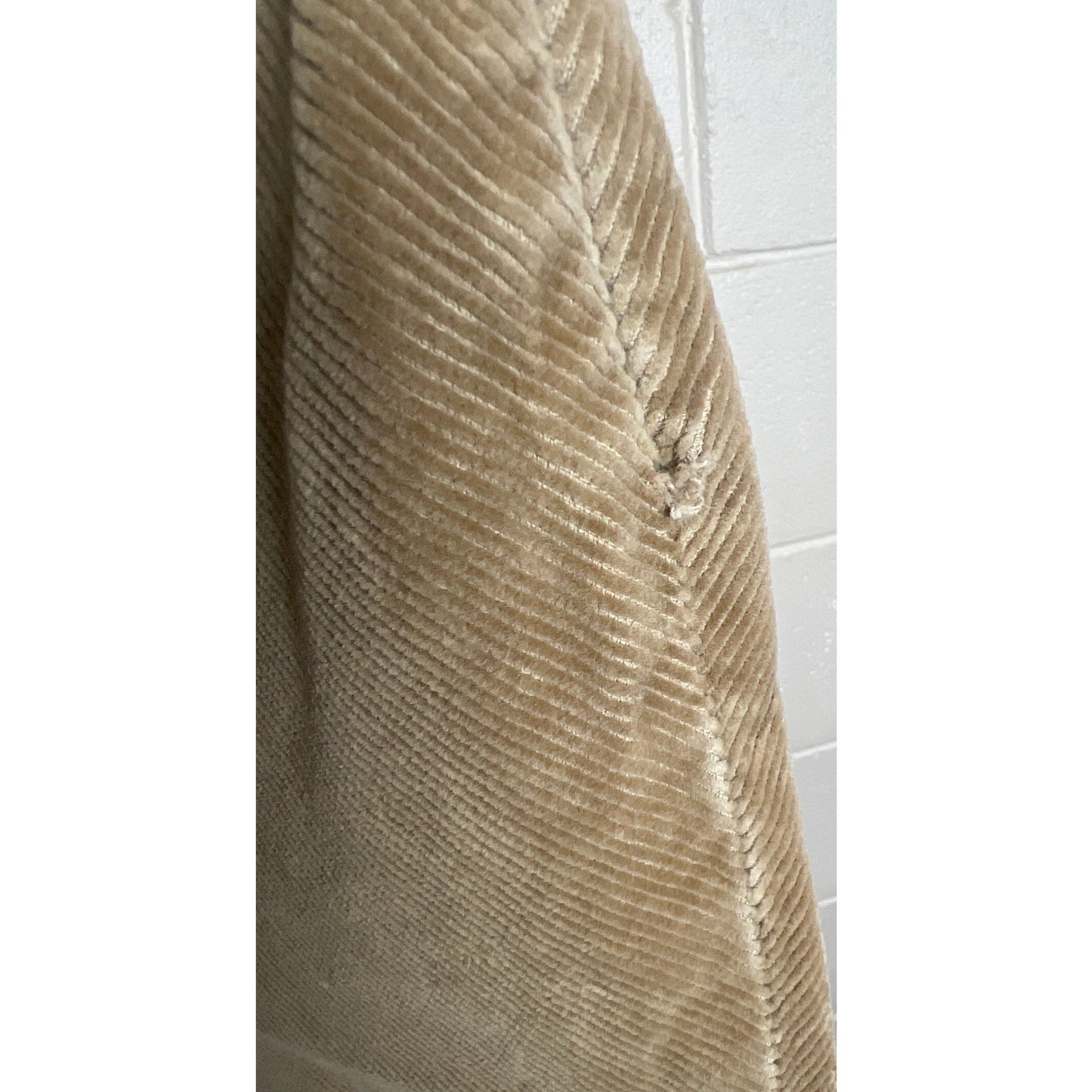 Y2K Mossimo Stratch Corduroy 10 Cotton Tan Midi Skirt