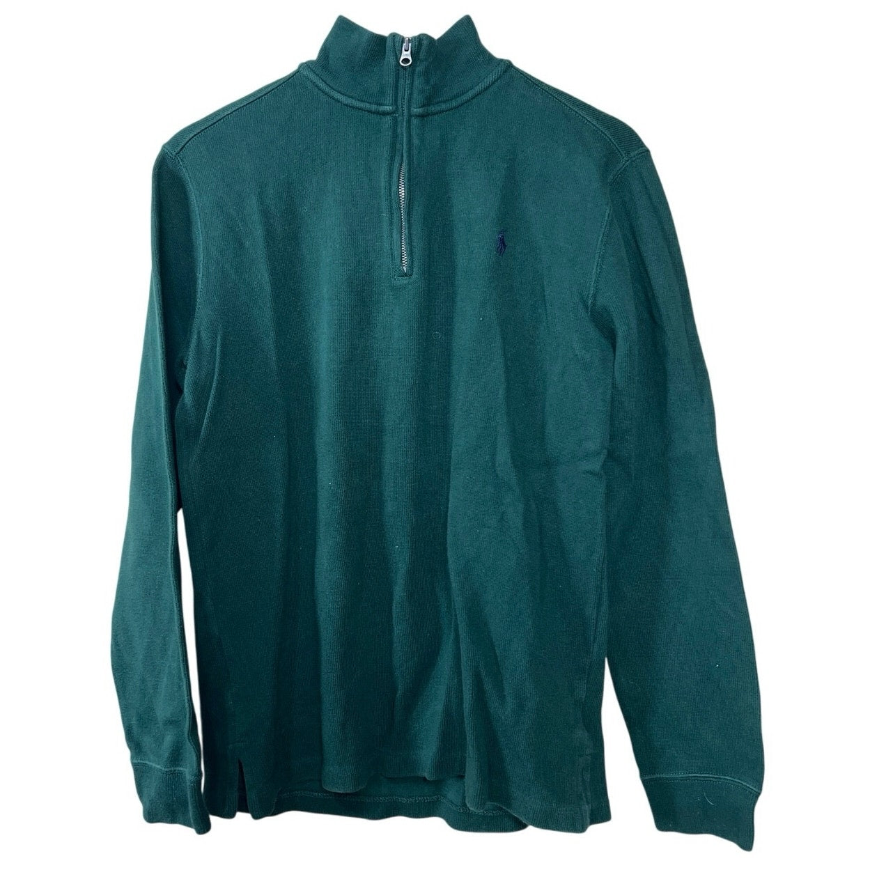 Polo Ralph Lauren Size Youth XL Quarter Zip Green Pullover Sweater Men’s