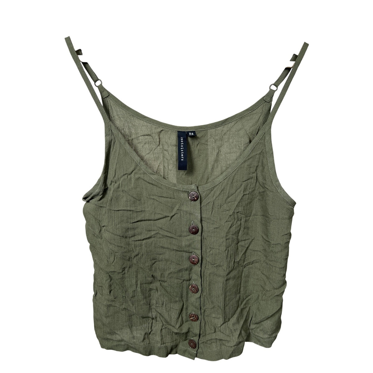 Notsisters Army Green Women's XS Cami Top