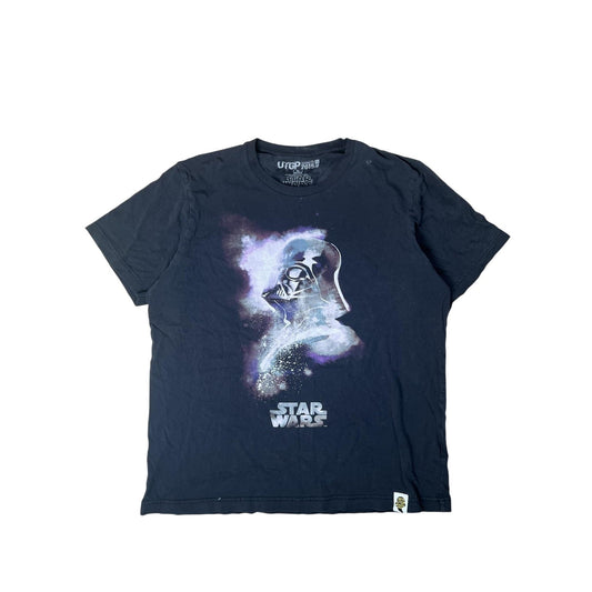 Uniqlo Shirt Mens XL Black Star Wars Darth Vader Graphic Cotton Crew Neck