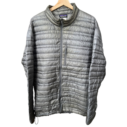 Patagonia 2XL Ultralight Down Silver 100% Nylon Jacket