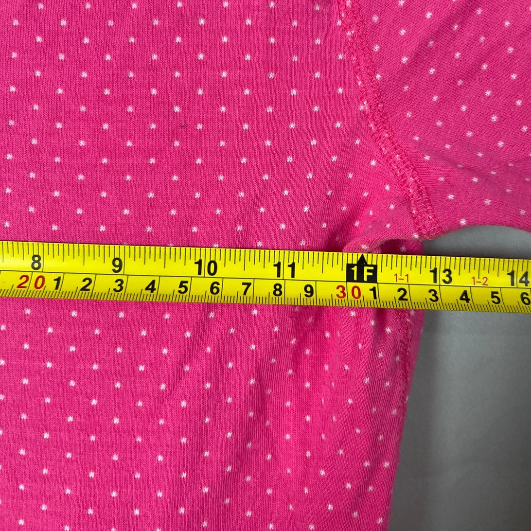 Hanna Andersson Pink Polka Dot Dress Size 140