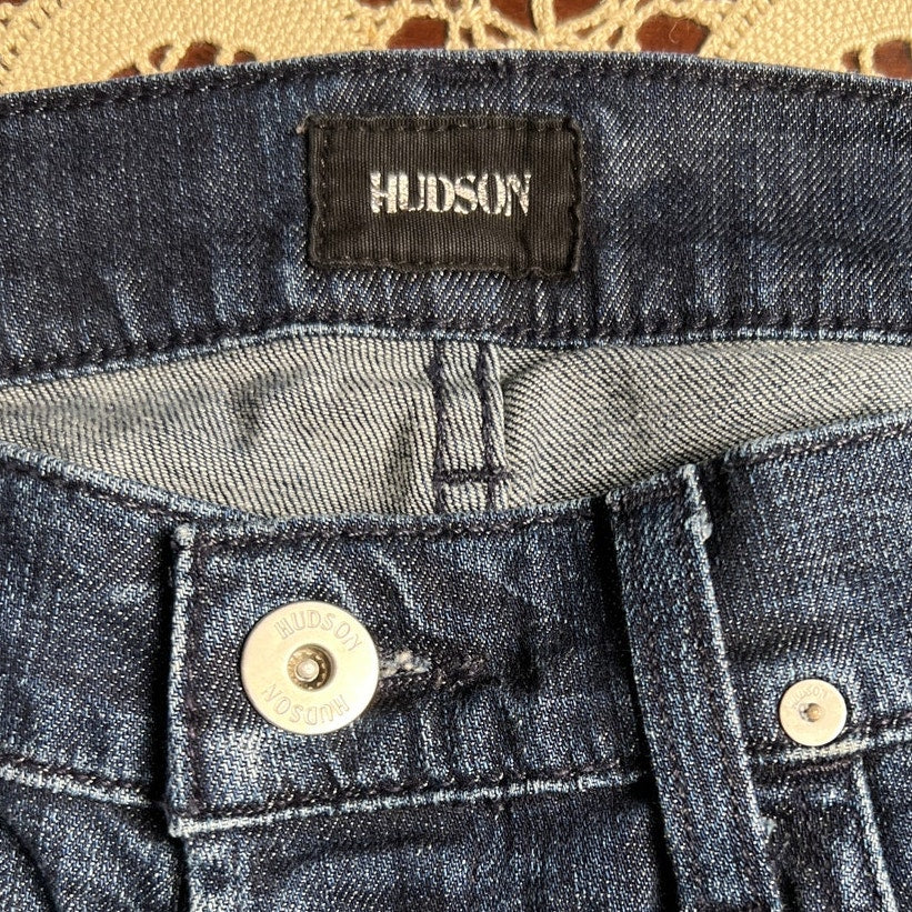 Hudson Jeans Men's Blue Brixton Slim Straight Leg Denim Jeans 33