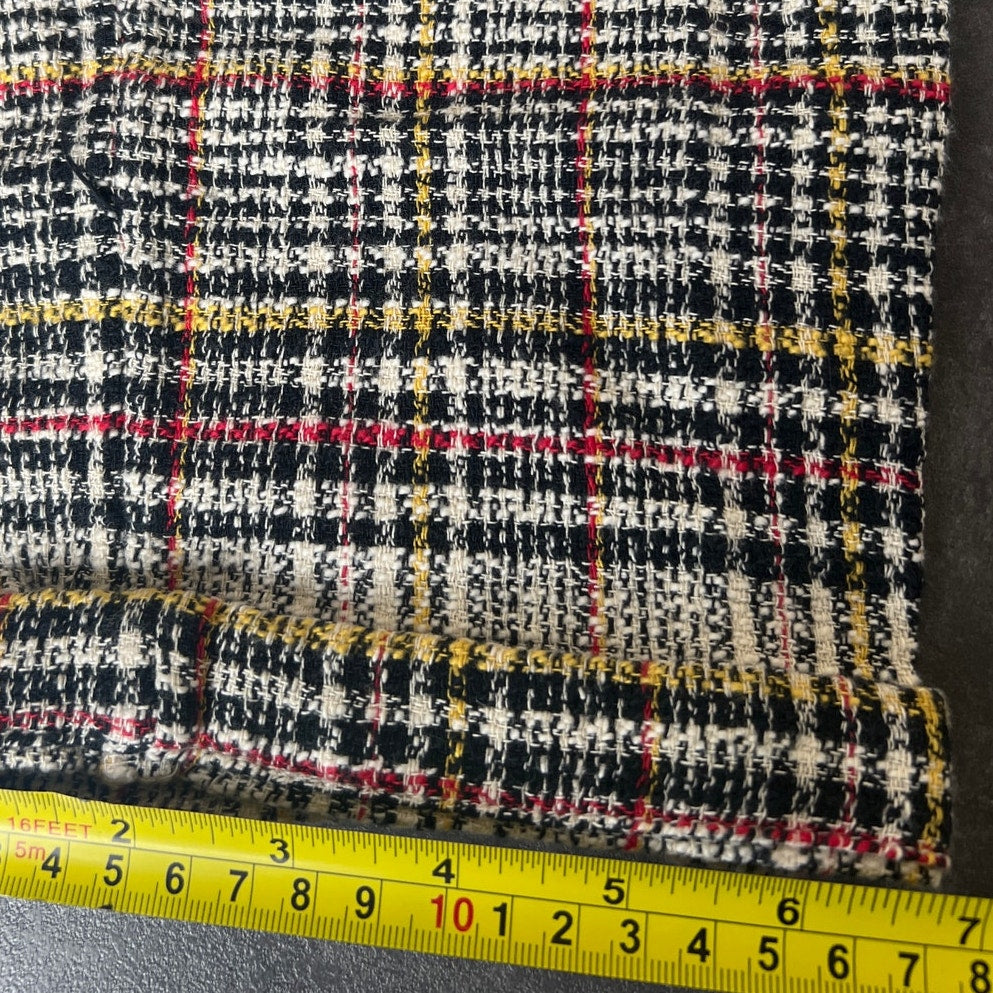 Free People Size 4 Good Vibes Plaid Straight-Leg Pants Ankle Pants