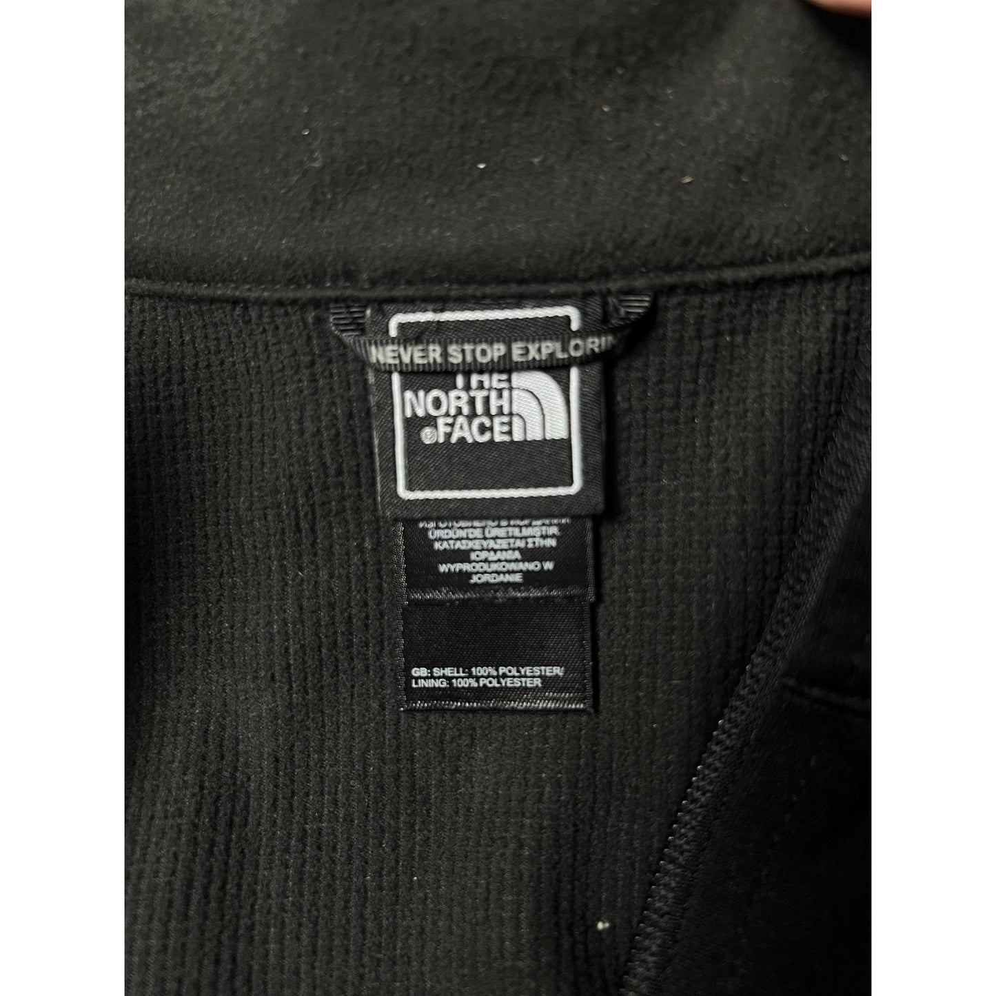 The North Face Vest Mens L Black Canyonwall Windbreaker Full Zip Zipped Pockets
