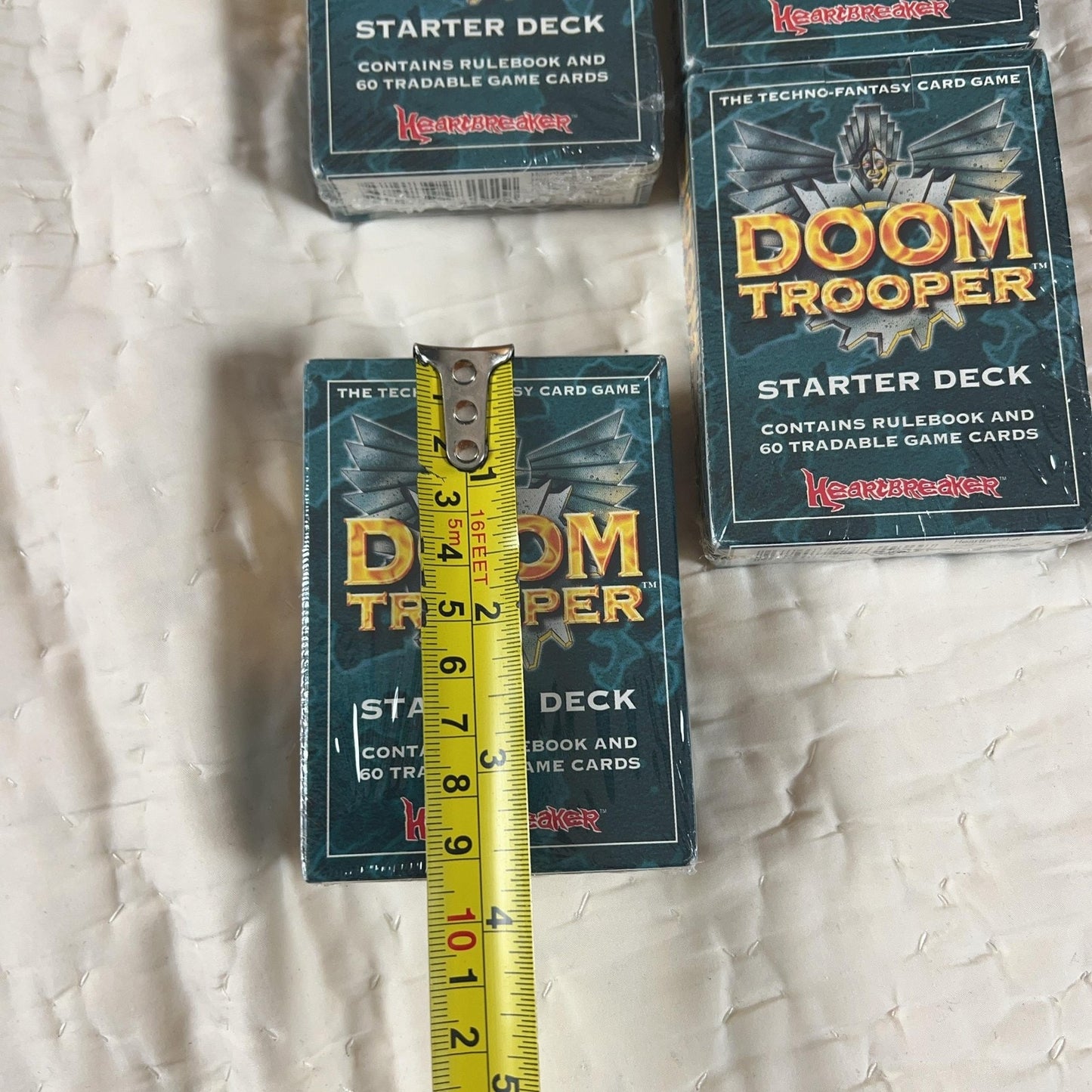 Heartbreaker Doom Trooper Starter Deck Card Deck Germany Teal Lot Of 4