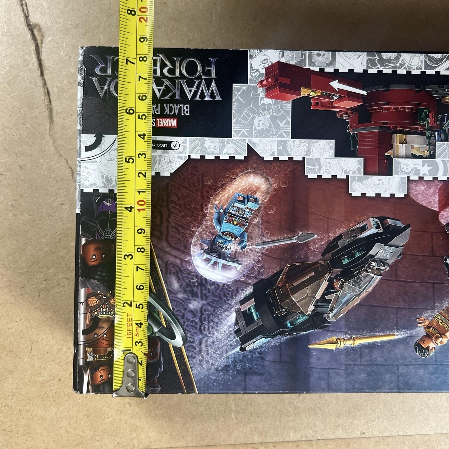 LEGO King Namor's Throne Room 76213 Marvel Wakanda Forever 355pcs New Sealed