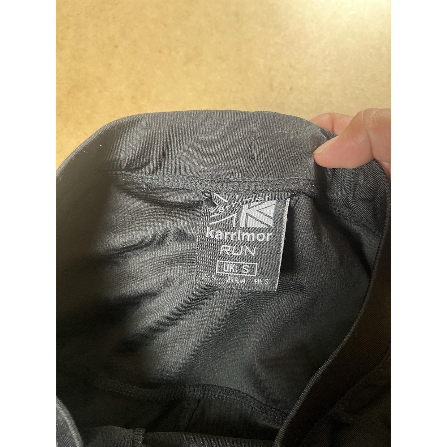 Karrimor Leggings Womens S Black Ankle Running Activewear Polyester Spandex