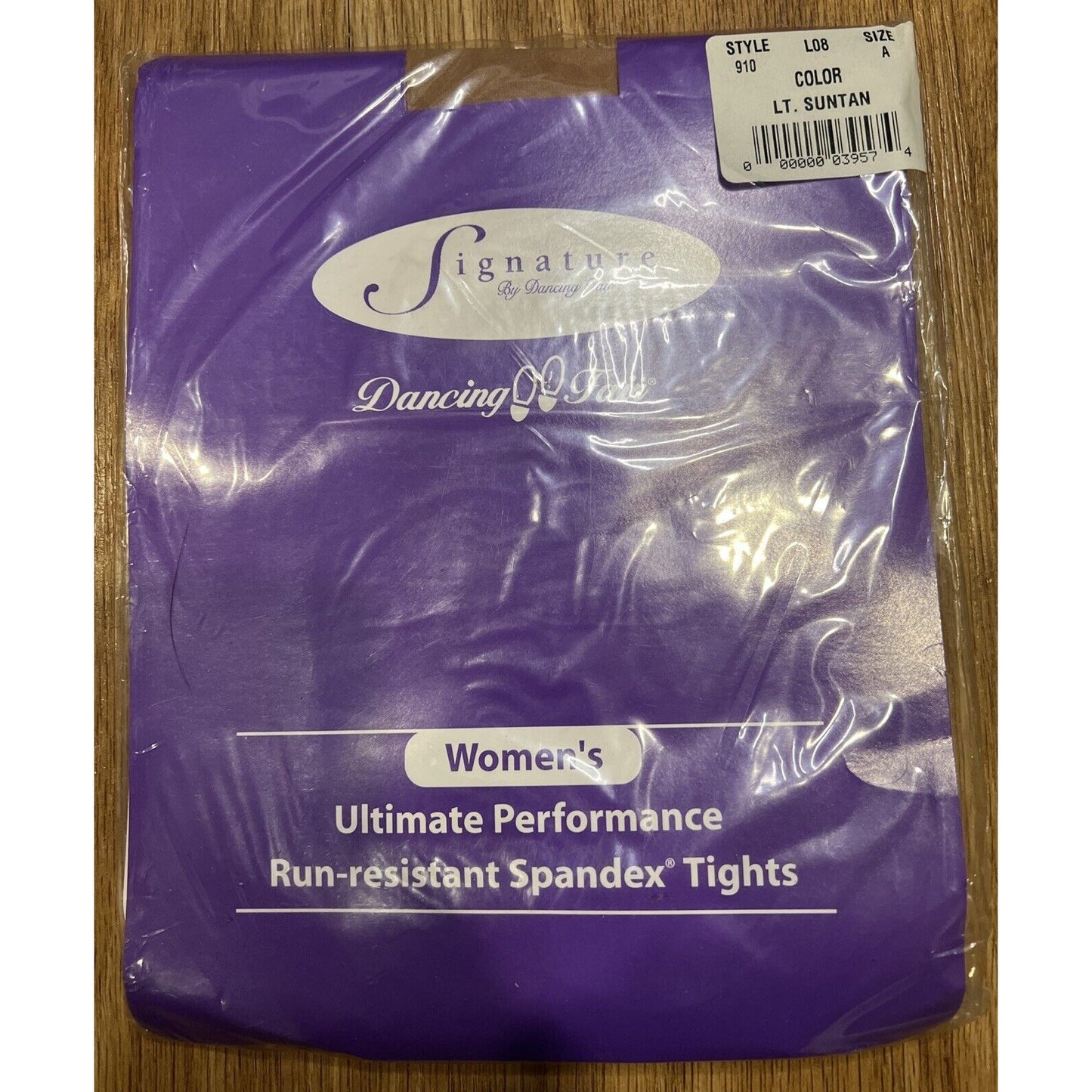 NEW Dancing Fair Women's Ultimate Performance Tights 910 Lt Suntan Size A