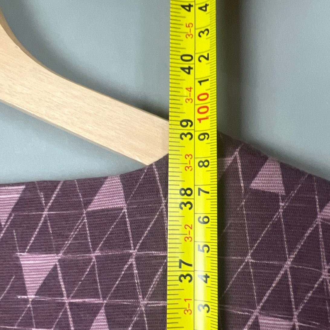 Toad & Co Cue Long Sleeve Dress Purple Print Women's Size M