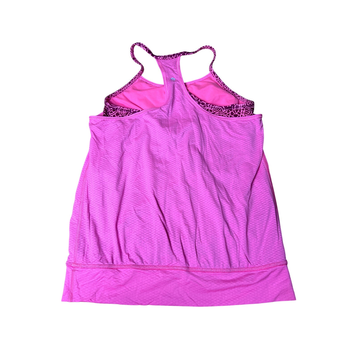 Ivivva by Lululemon Girls Magenta Pink Double Dutch Tank Top Size 12