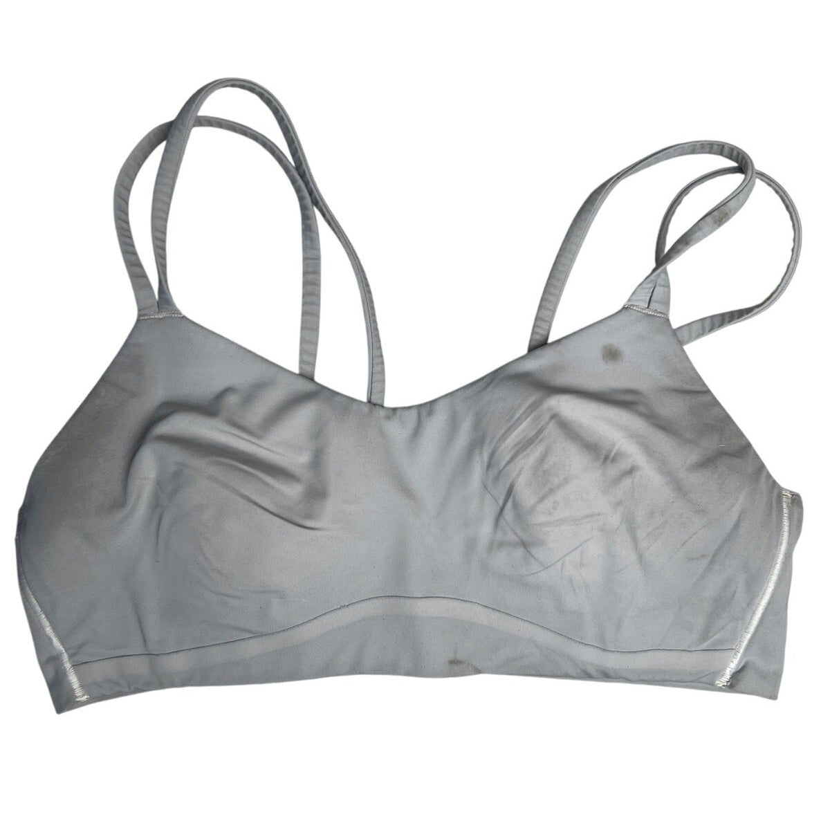 Lululemon Like A Cloud Light Support Gray Sports Bra *Dimensions in Pictures*
