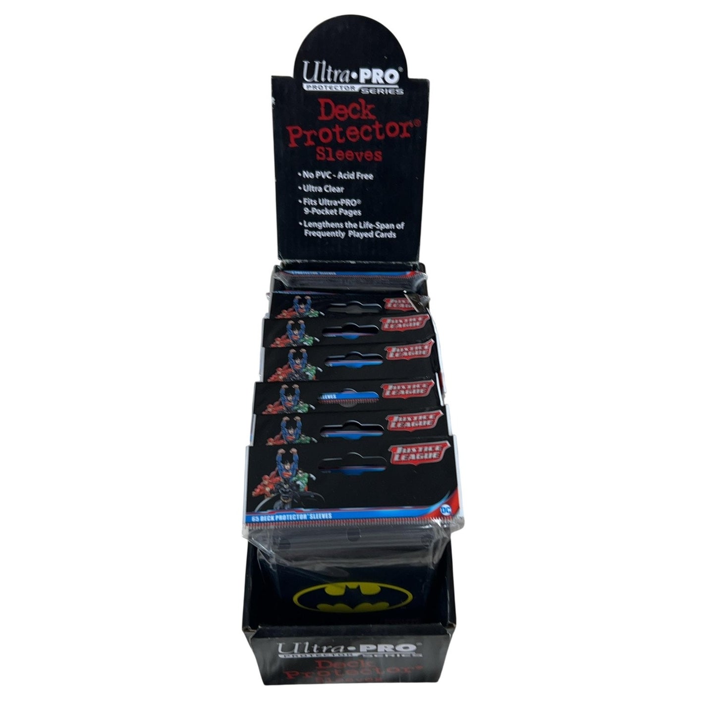 Ultra PRO Batman DC Logo Deck Protector Card Sleeves 65ct Standard Black Lot