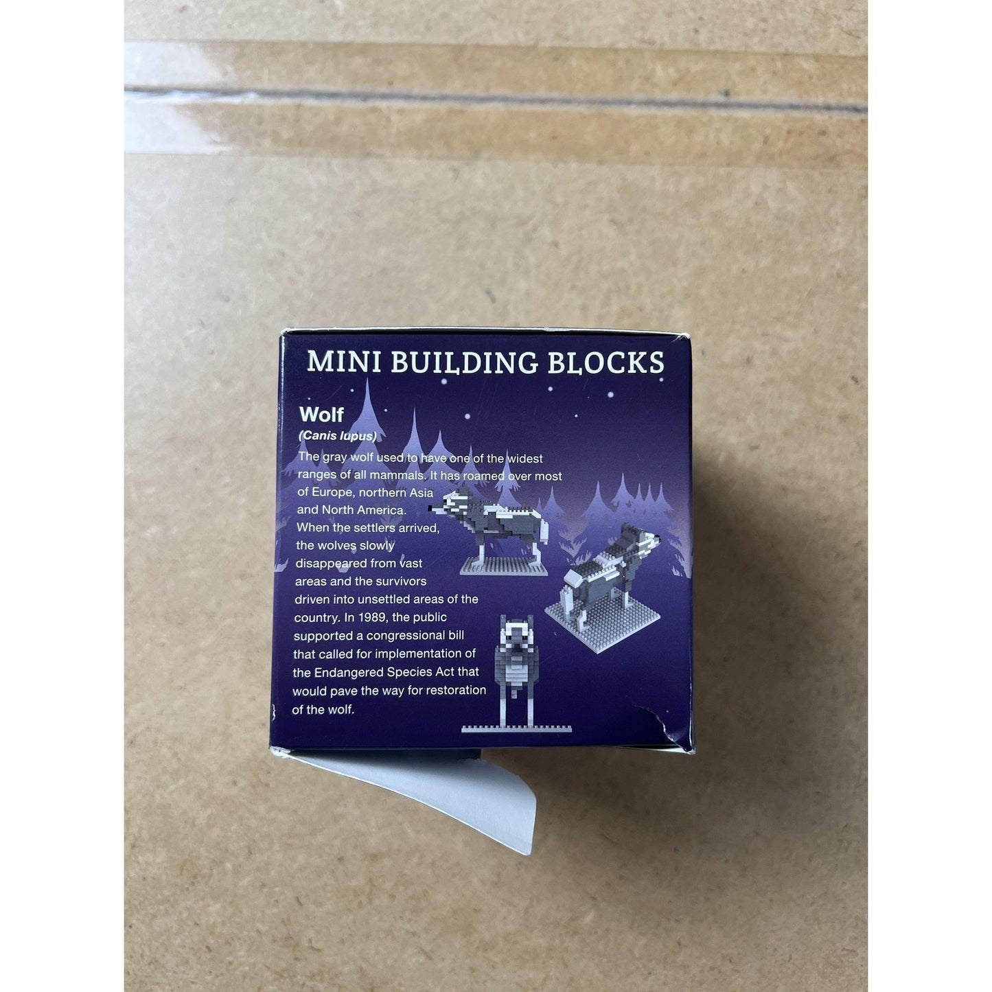 Impact Wolf Mini Building Blocks Brick Tile 220 Pcs Gray 7+ Plastic Toy