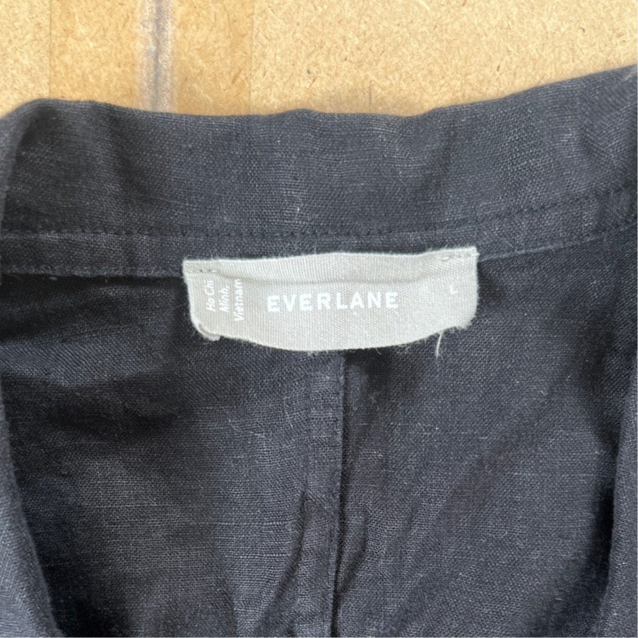 Everlane The Oxford Short-Sleeve Shirt Dress Size Large