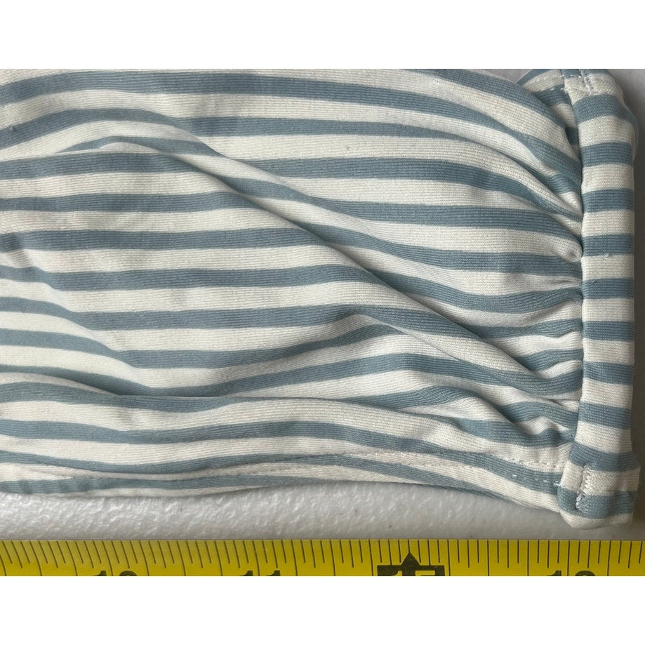 gapbody Size Medium Striped Bikini Swim Top Blue