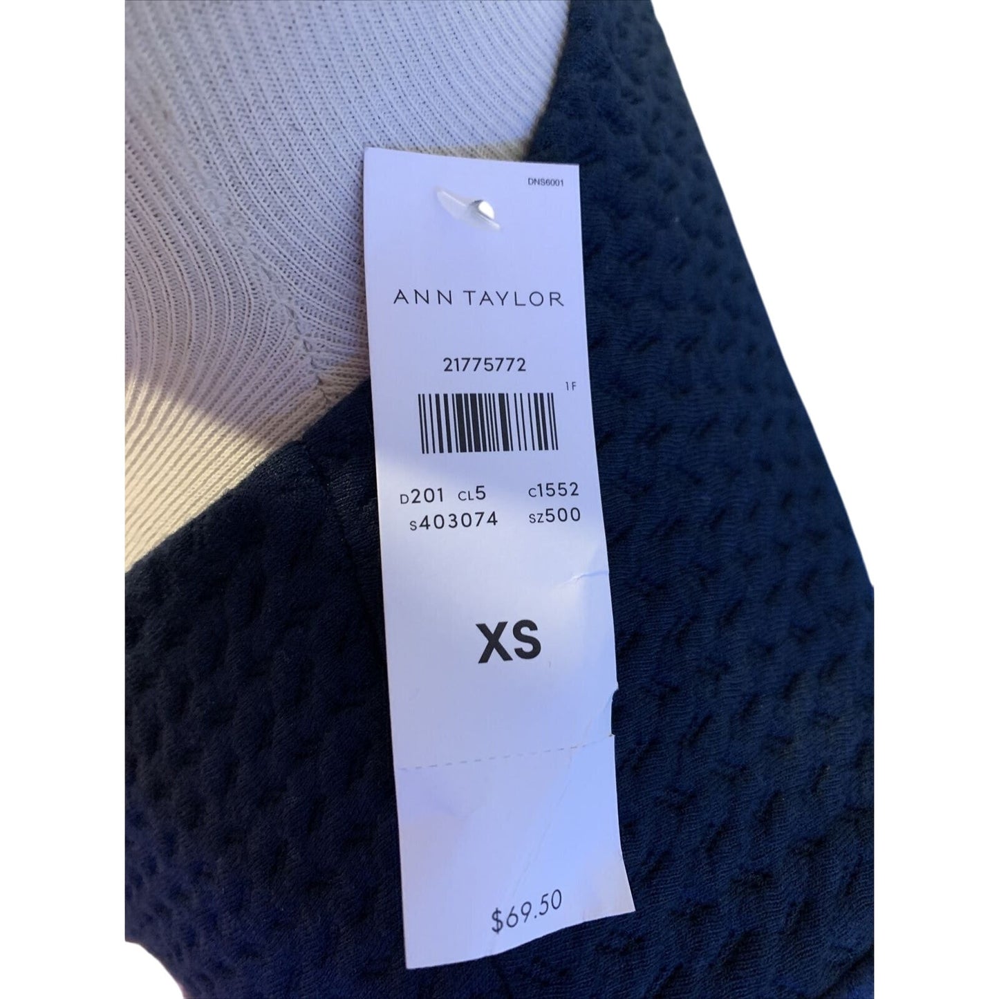 NWT Ann Taylor Blue short sleeve v-neck sweater shirt Size XS