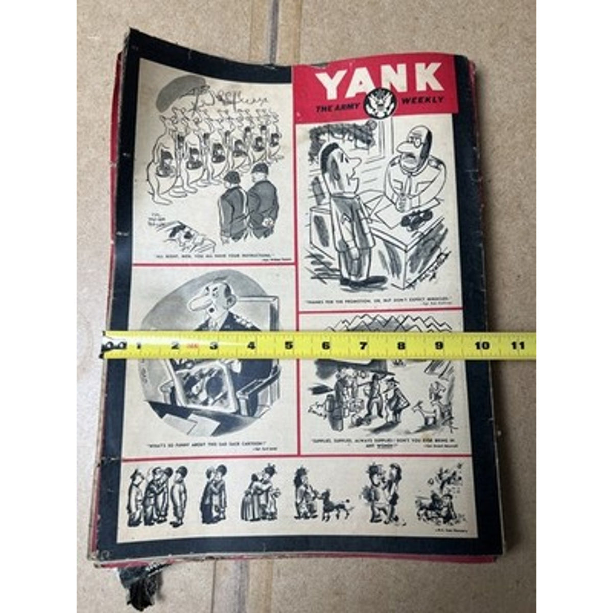 YANK The Army Weekly Magazines Lot WWII British Edition Made In United Kingdom