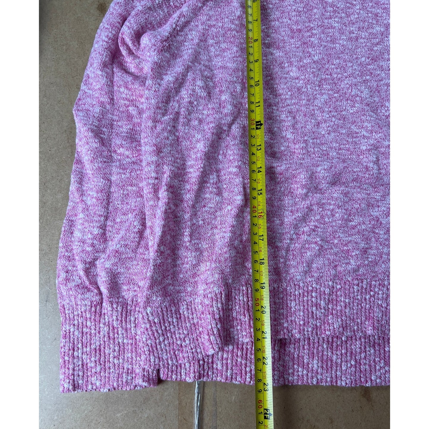 J. Crew Sweater Women's 2XL Salmon Pink Cotton Crewneck Pullover