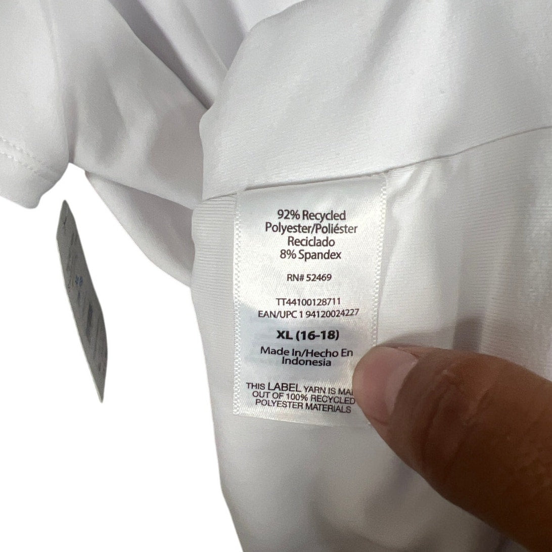 Time & Tru NWT Blank White Essenstial T-shirt Size XL