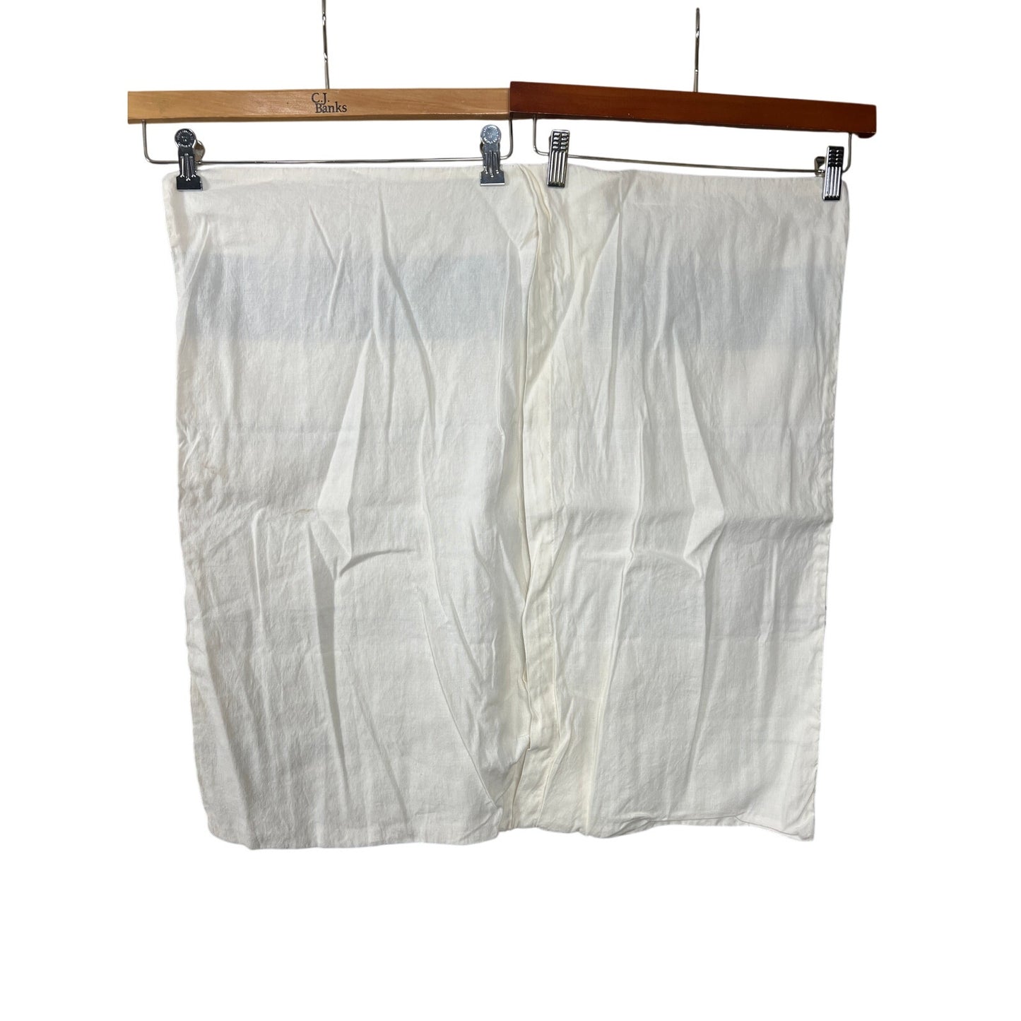 West Elm Set of 2 Pillow Case White/Blue Stripes *Dimension in Picture*