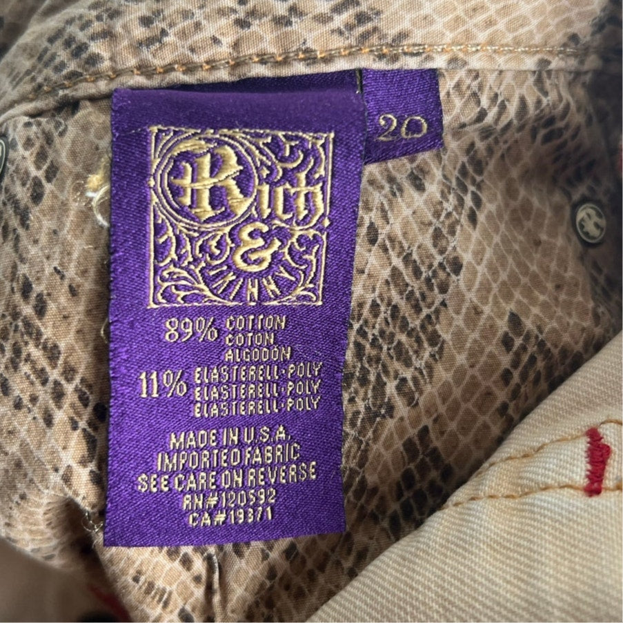 Rich & Skinny Women's Size 20 Tan Shorts