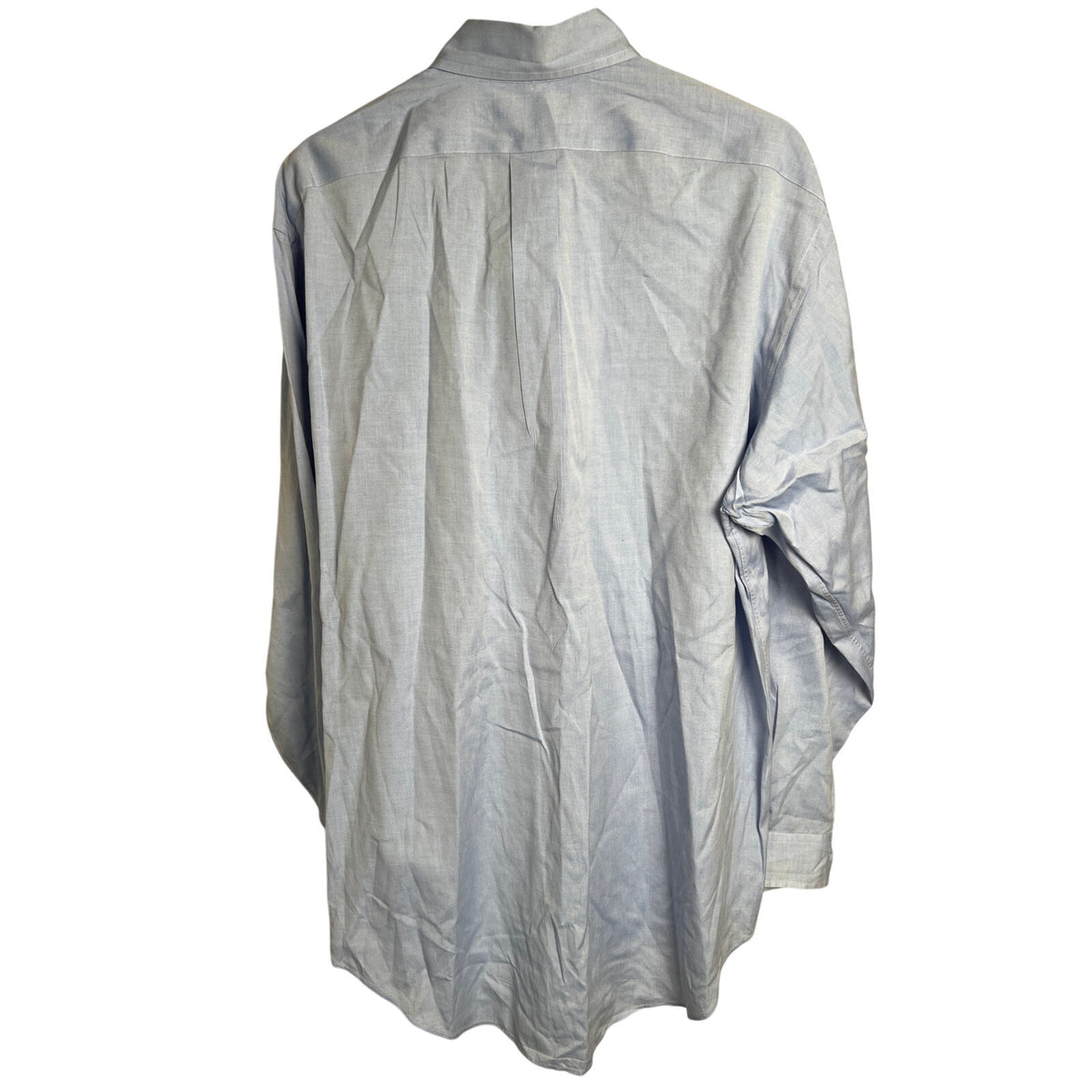 Ralph Lauren Size 16 Button Down 100% Cotton Blue 34/35