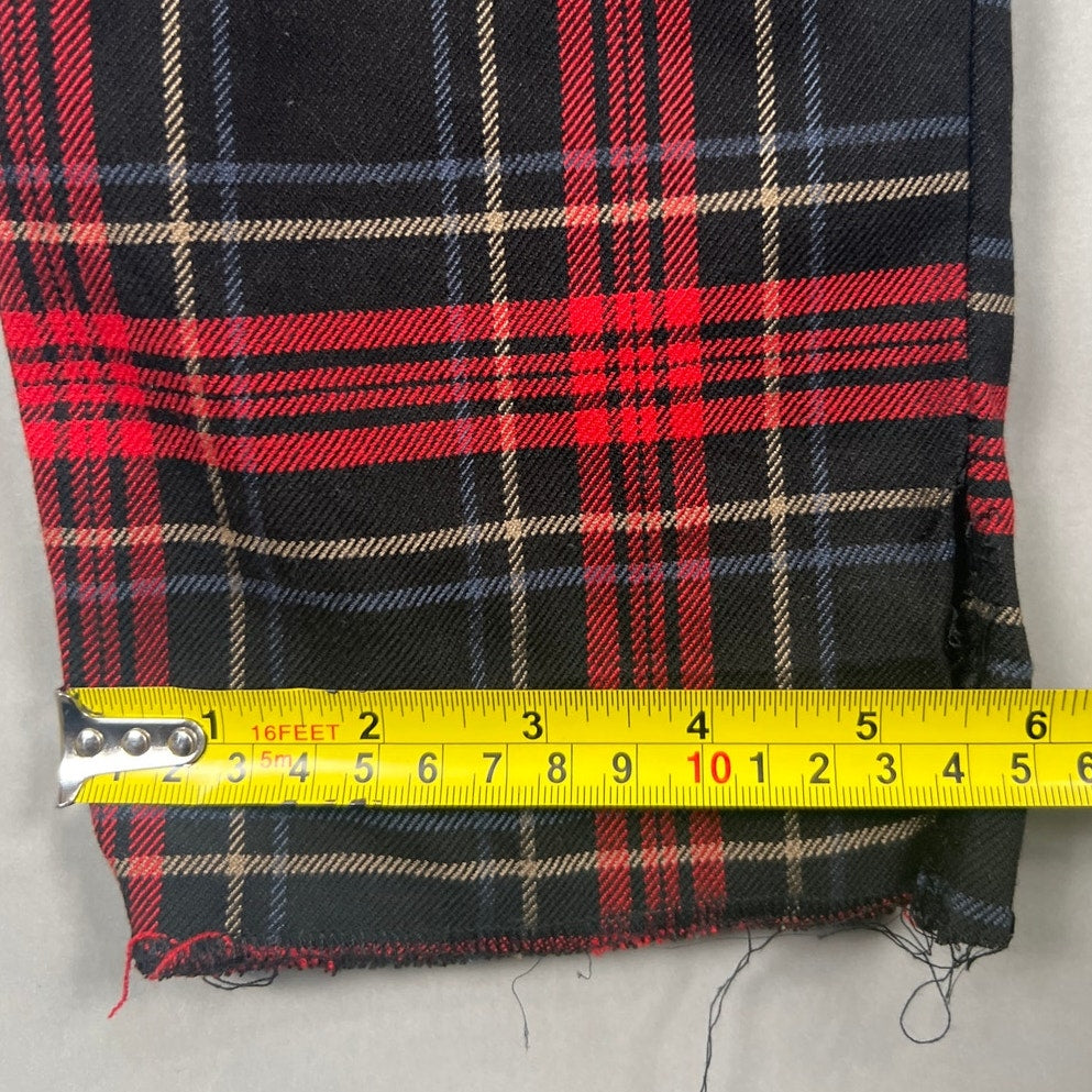 Zara TRF Collection Plaid Pants *Dimensions in Picture* Elastic Waist