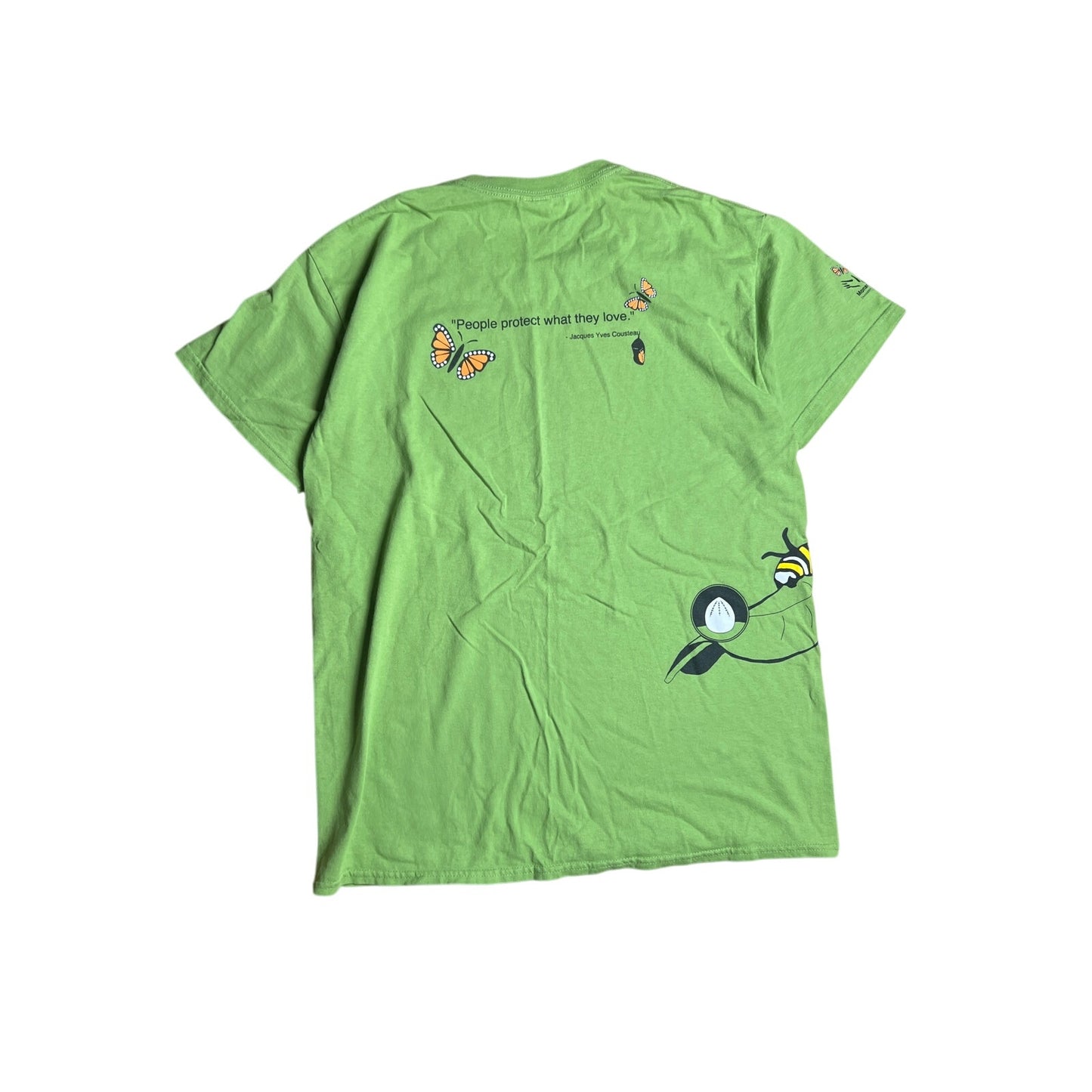 People Protect What They Love Green Women T-Shirt Size L