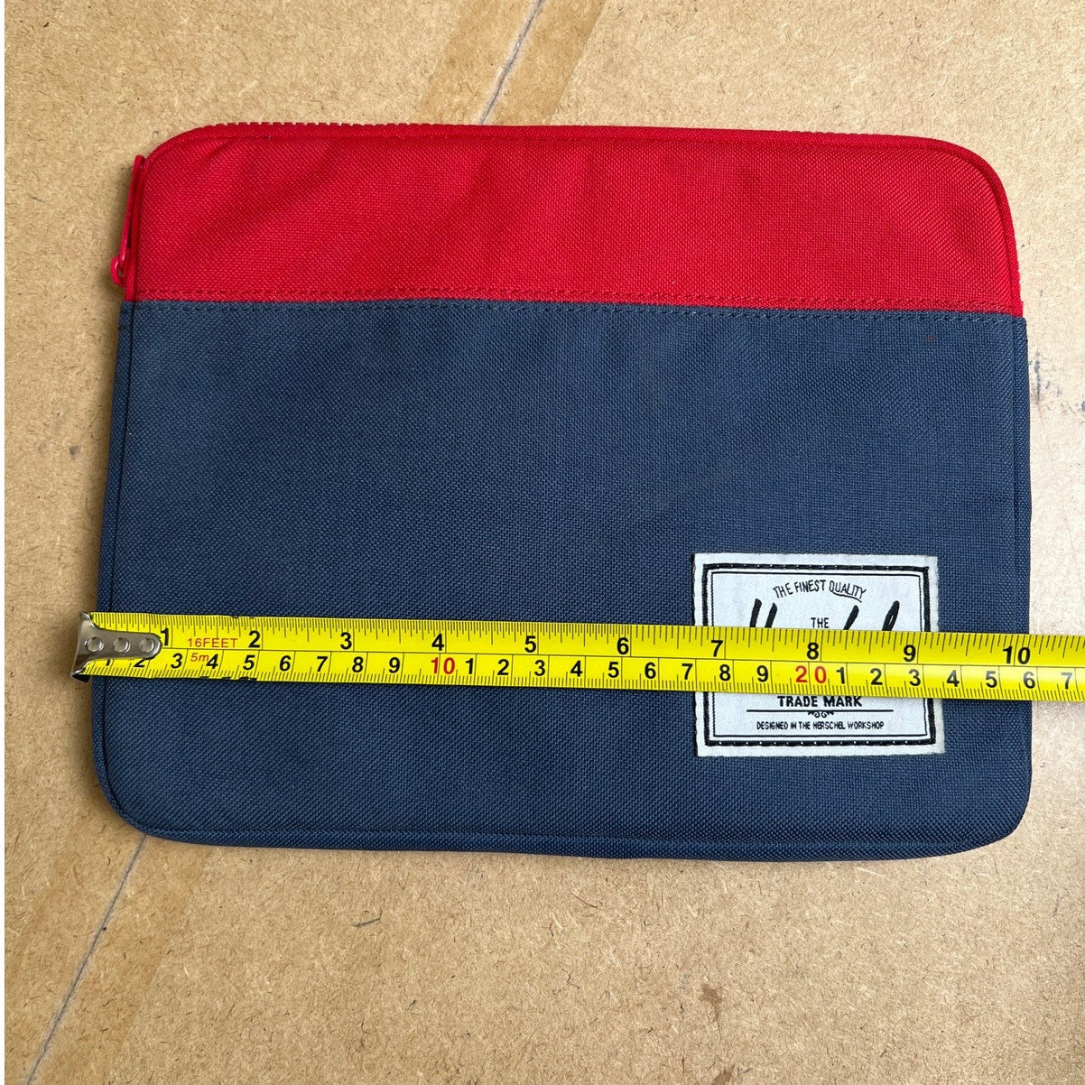 Herschel Red and Navy Blue Tablet or iPad Soft Padded Case