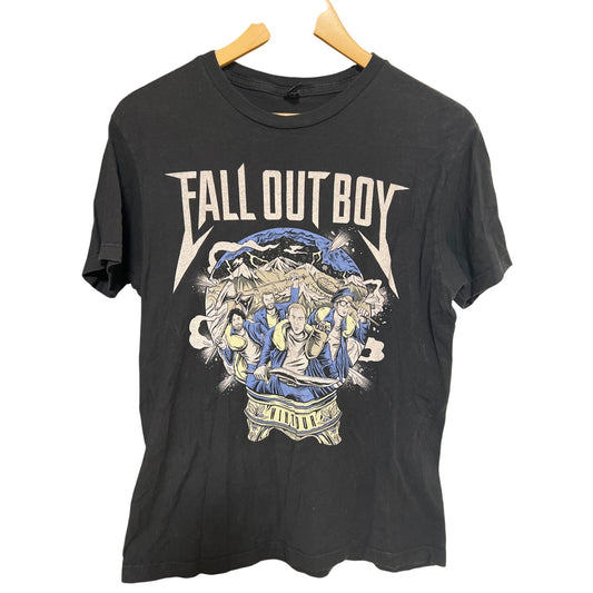 Fall Out Boy Shirt Mens Black Rock Band Music Concert Tour Medium