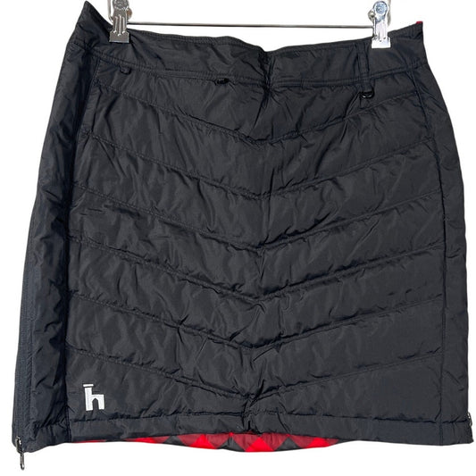 Heim-Made Minne Mini Skirt Black Puffer Down Reversible *Dimension In Picture*