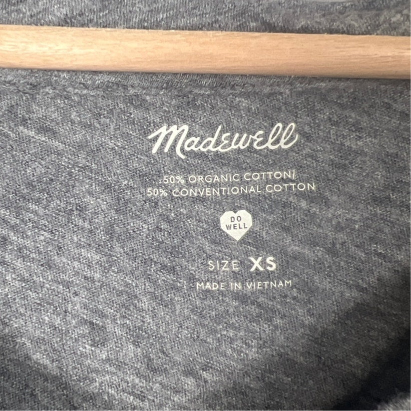 Madewell Do Well Gray T-Shirt Women's Size XS