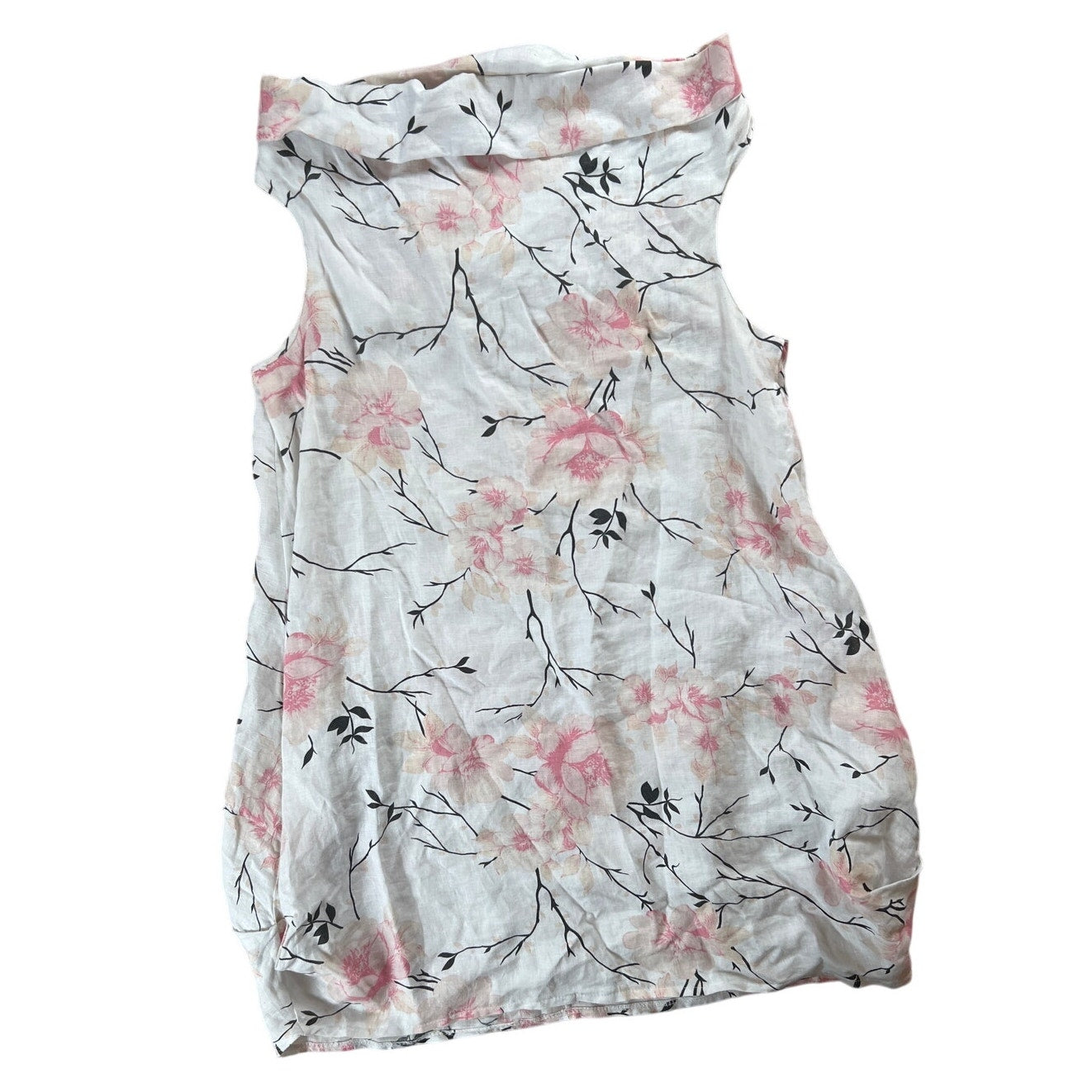 Luca Vanucci Made in Italy Women's Linen Dress with Pockets XL