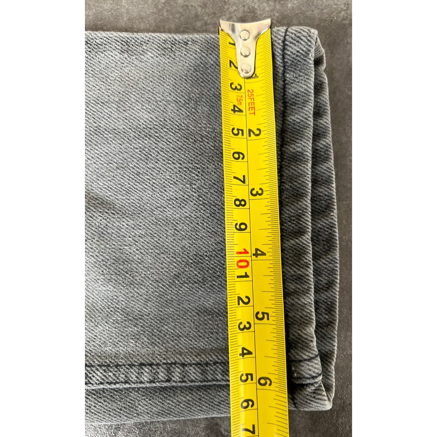 Vintage Guess Gray/Black Faded Jeans Size 30 Made In USA