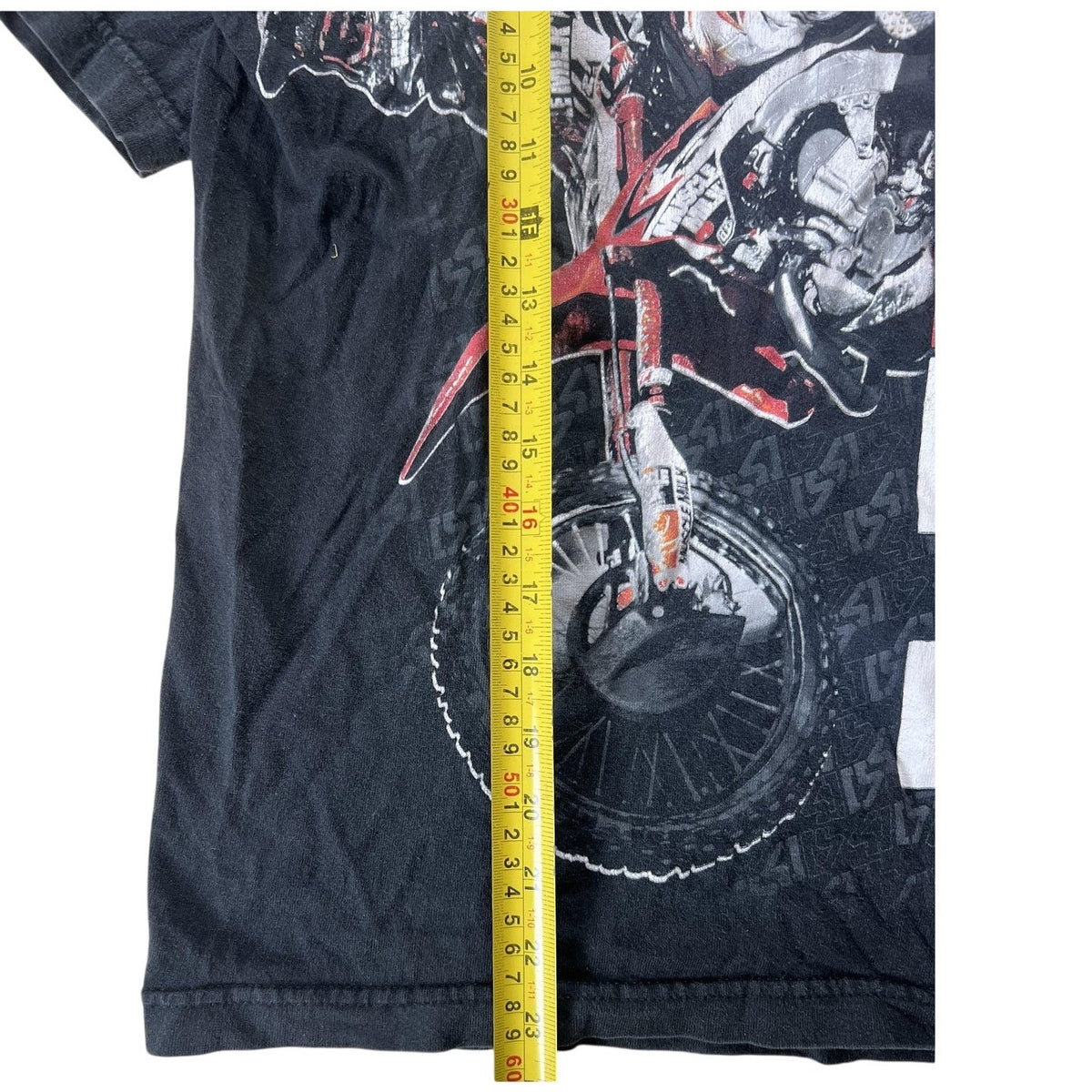 Alstyle Shirt Mens Small Black Motocross Dirt Bike Canard Graphic T-Shirt