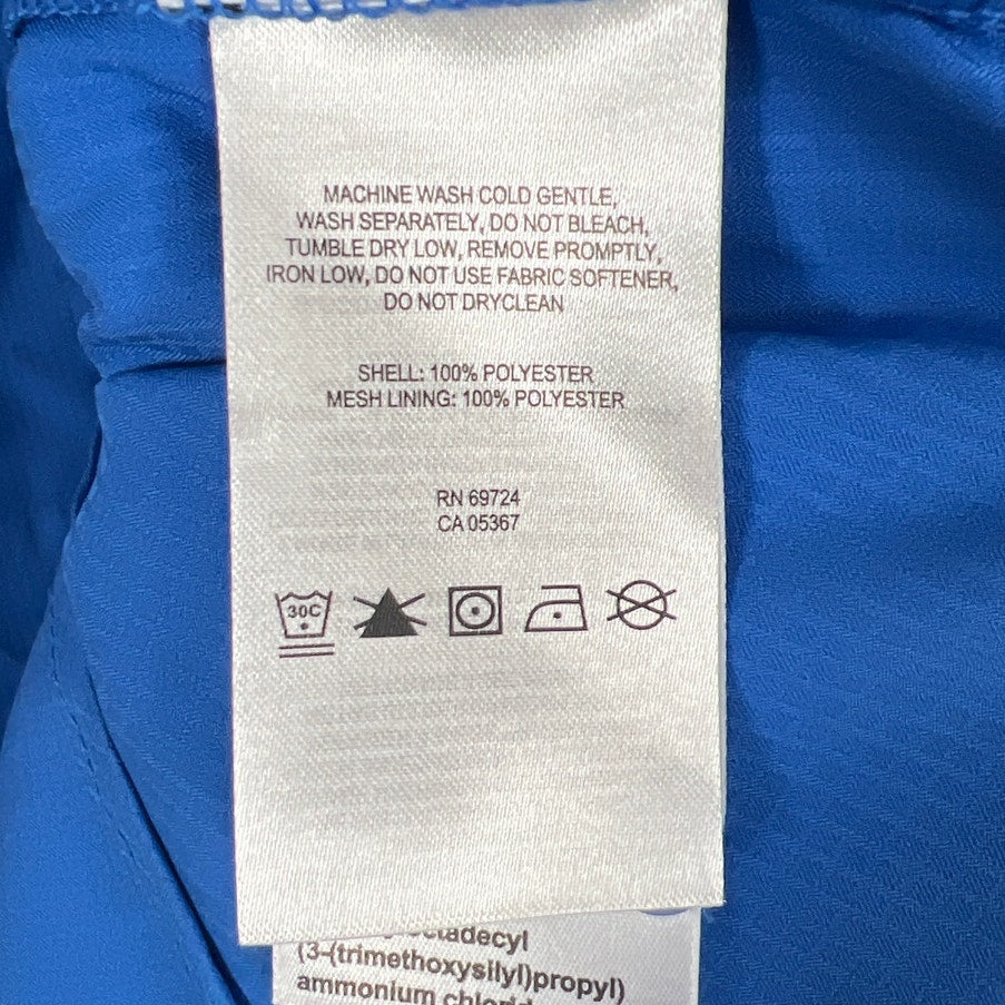 Columbia Tamiami NWT PFG Large SS Shirt Button Down Polyester Blue