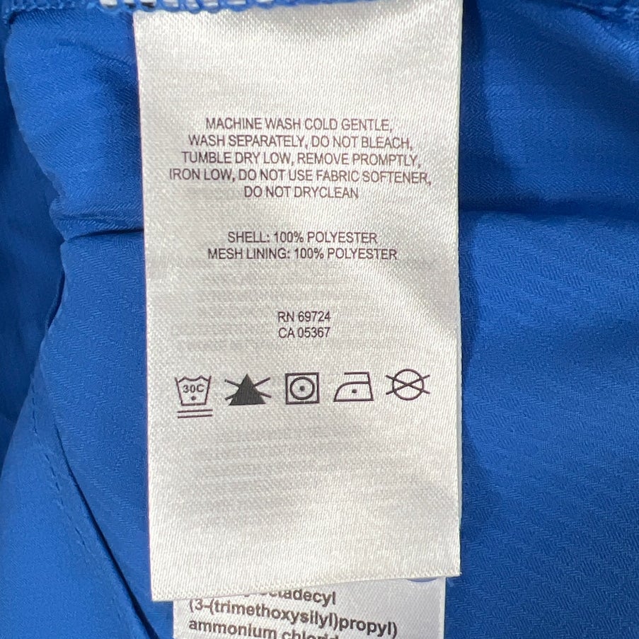 Columbia Tamiami NWT PFG Large SS Shirt Button Down Polyester Blue