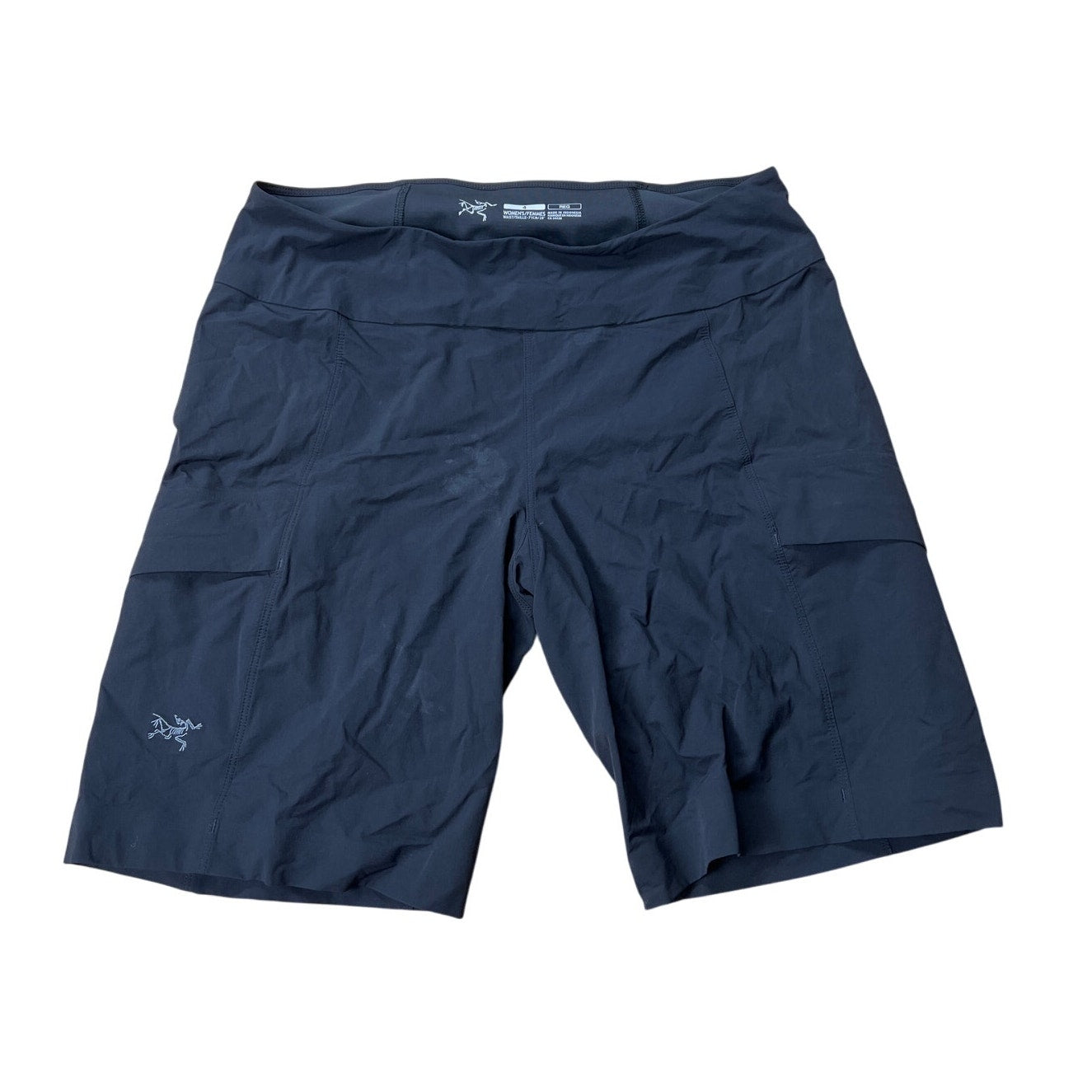 Arc'teryx Sabria Shorts Women's 4 Black Stretch Hiking Trail Lightweight Outdoor